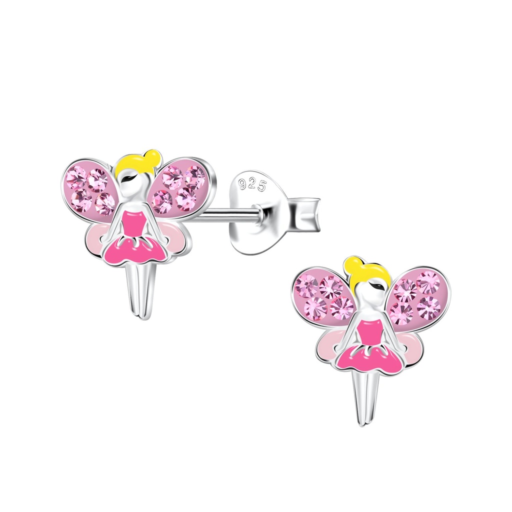 Puces d'oreilles fée en argent