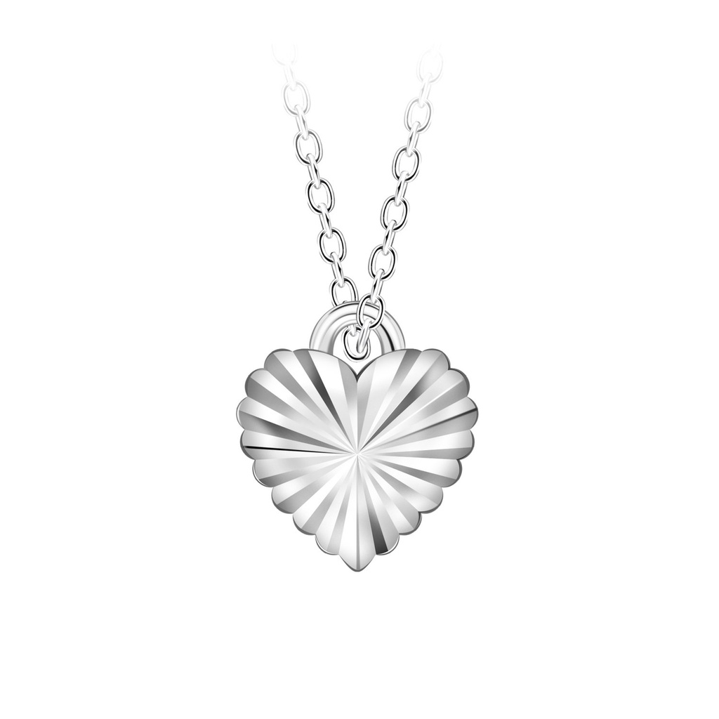 Collier cœur en argent