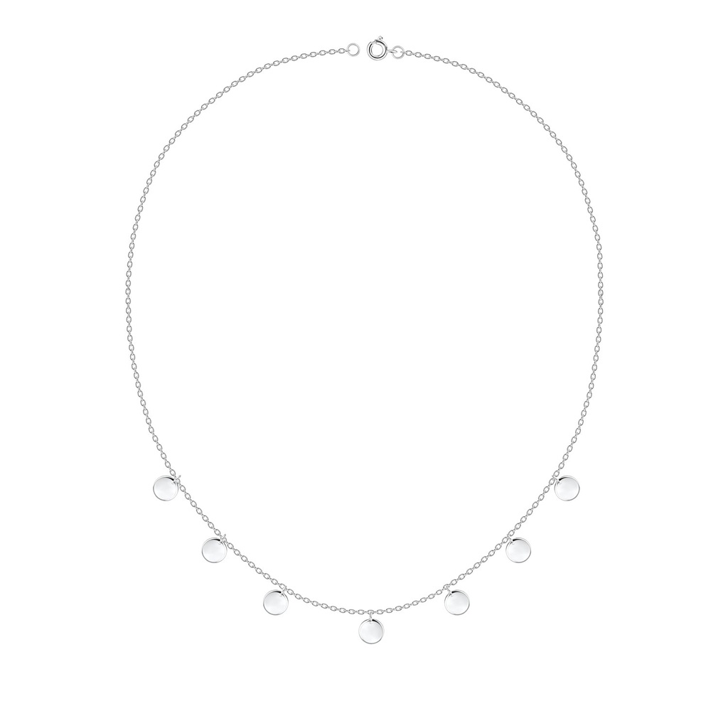 Silver Round Necklace