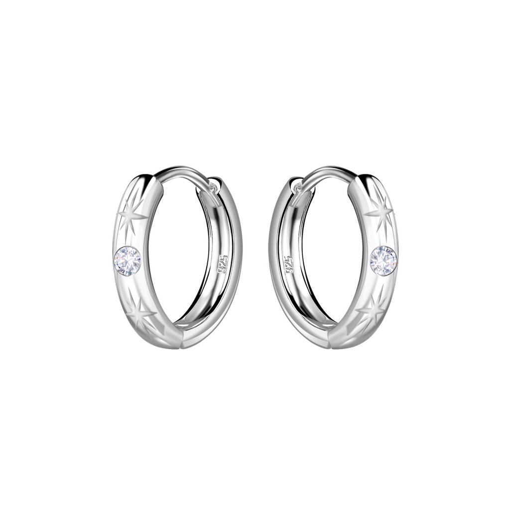 [10034429] Créoles huggie en argent 11 mm