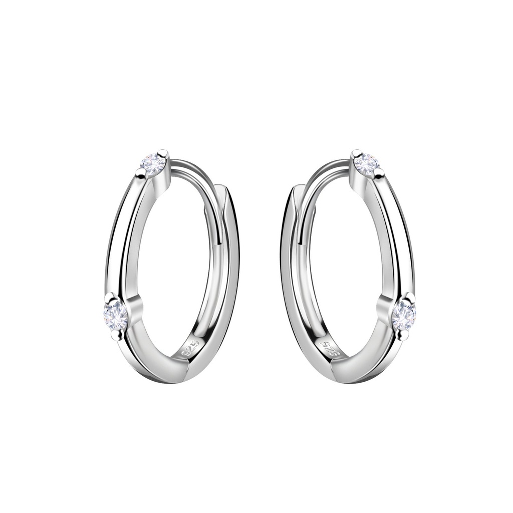 [10033830] Créoles huggie en argent 11 mm