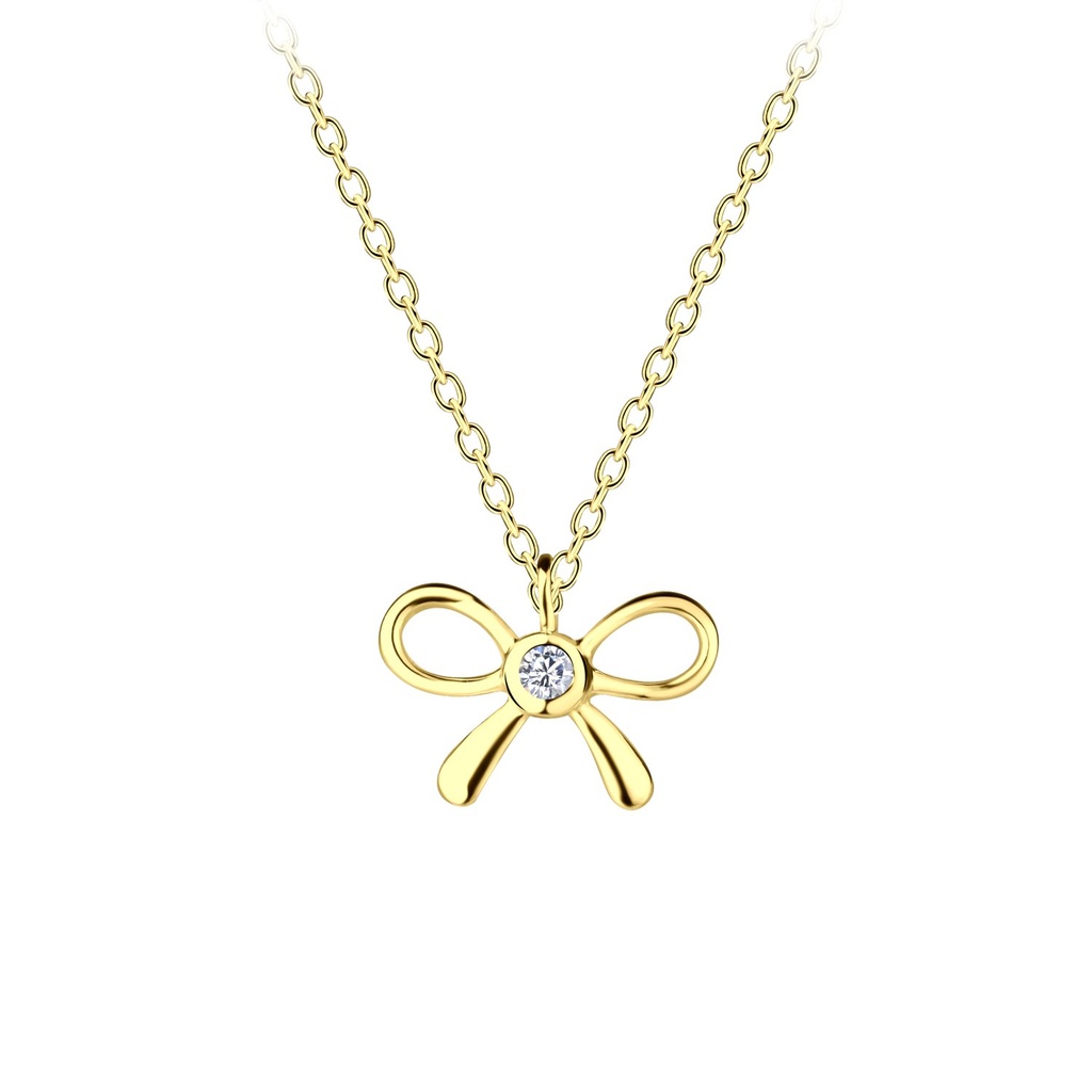 Collier nœud en argent