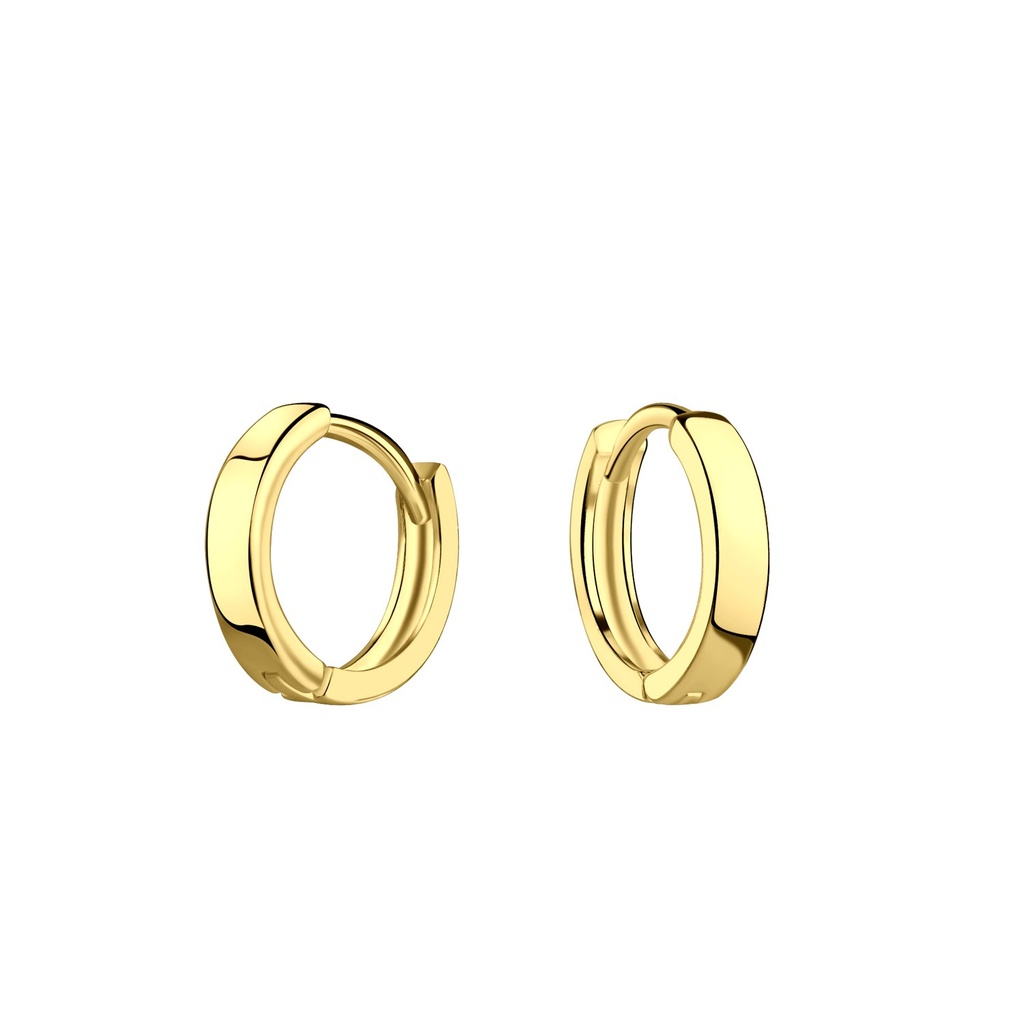 [10027440] Créoles huggie en argent 10 mm