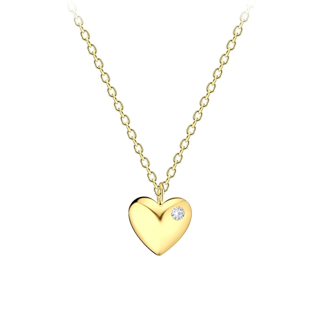 Collier cœur en argent