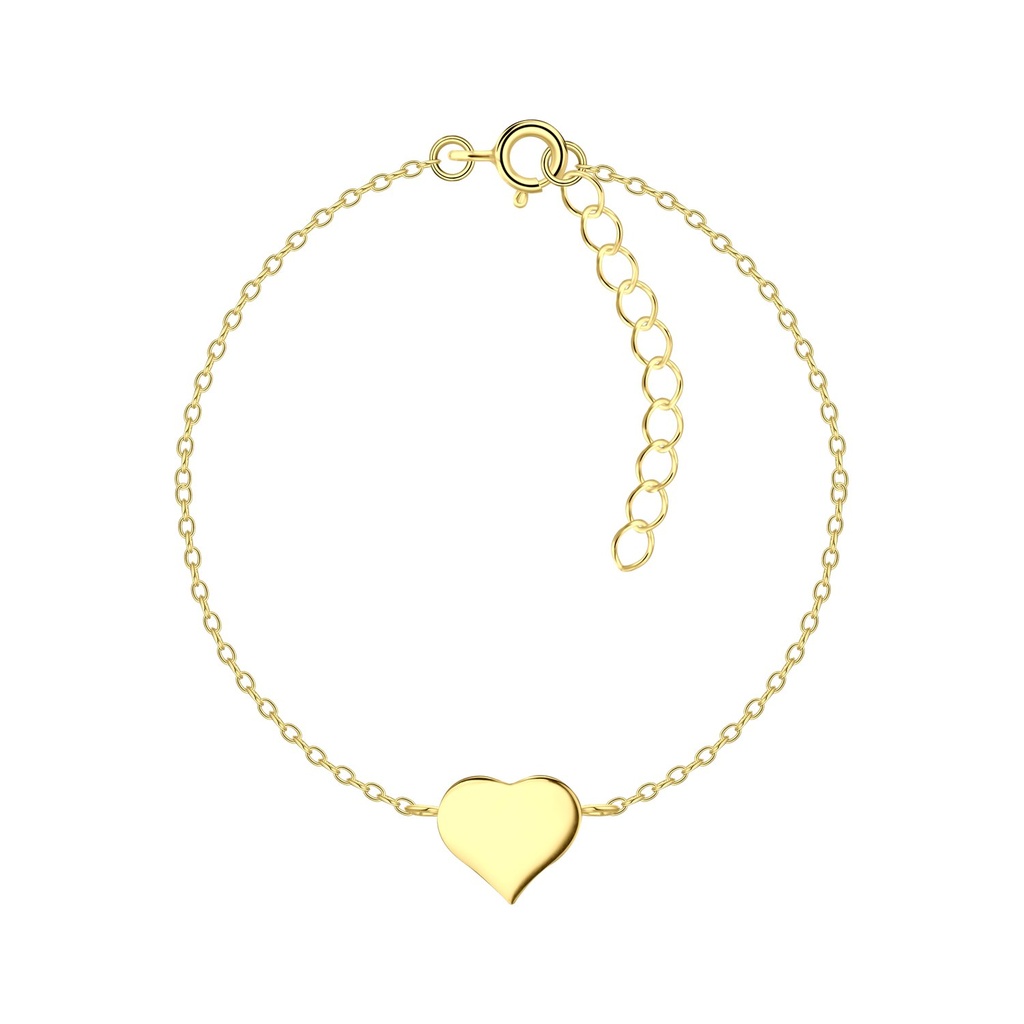 [10033962] Bracelet cœur en argent