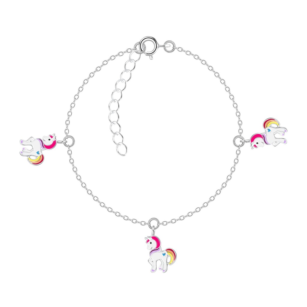 [10033913] Bracelet licorne en argent