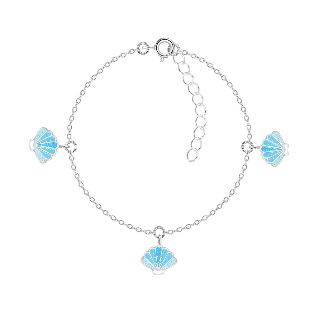 Bracelet coquillage en argent