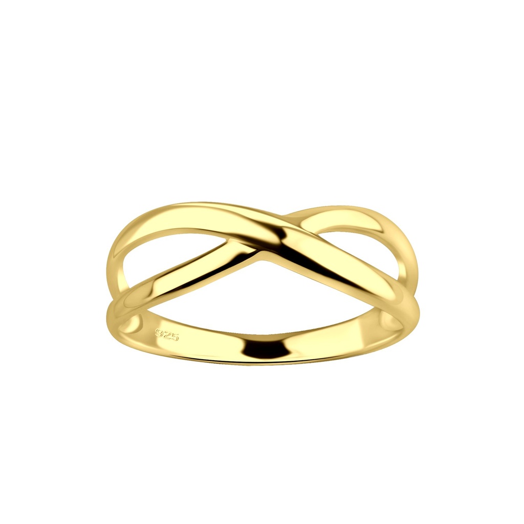 [10033399] Bague torsadée en argent (EU 52 / US 6)