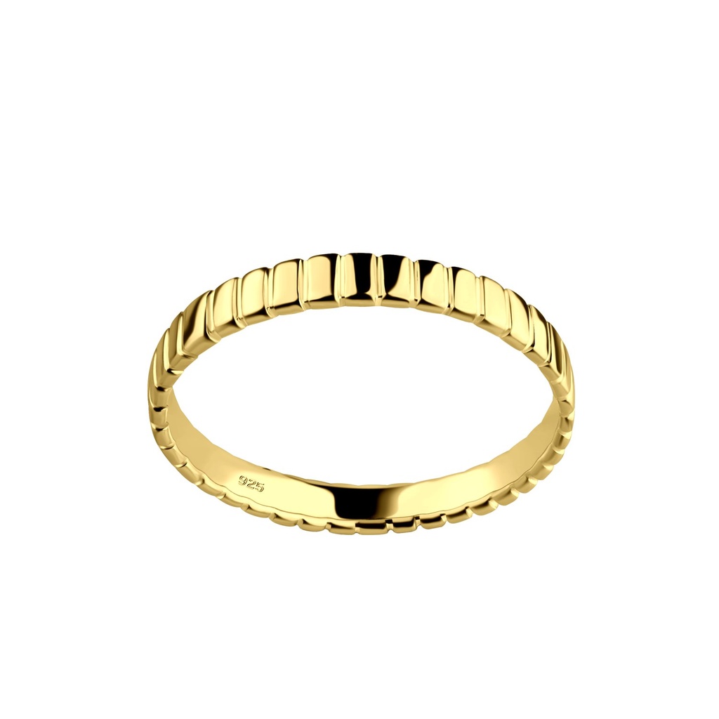 Bague à motifs en argent