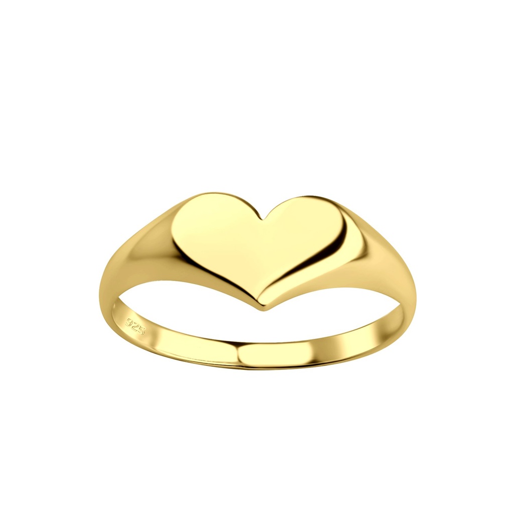 Bague cœur en argent