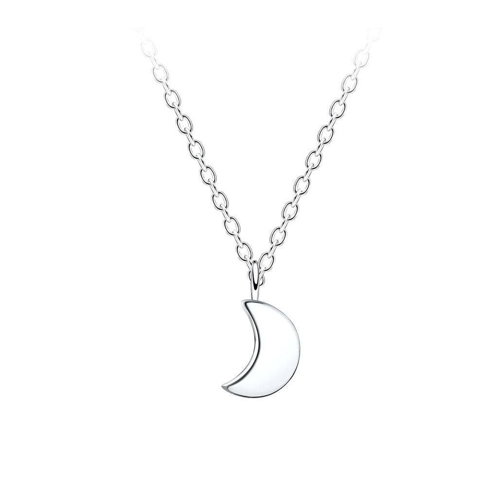 Collier lune en argent
