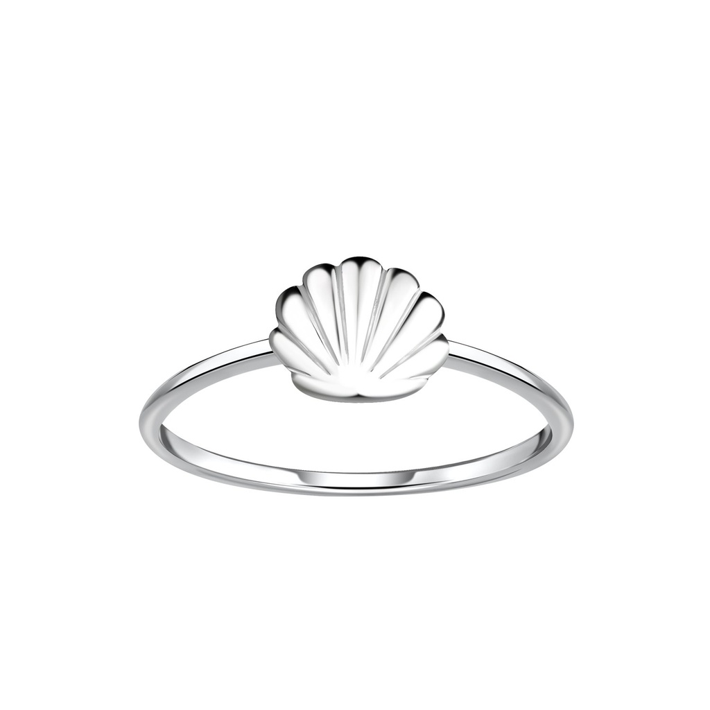 Bague coquillage en argent