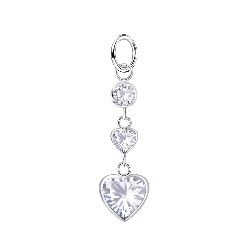 [10032755] Silver Heart Pendant