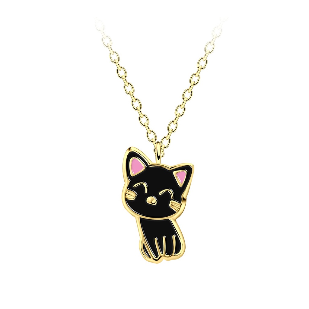 [10033432] Collier chat en argent