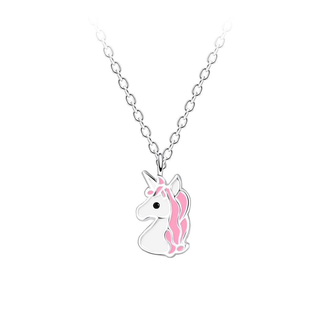 Collier licorne en argent