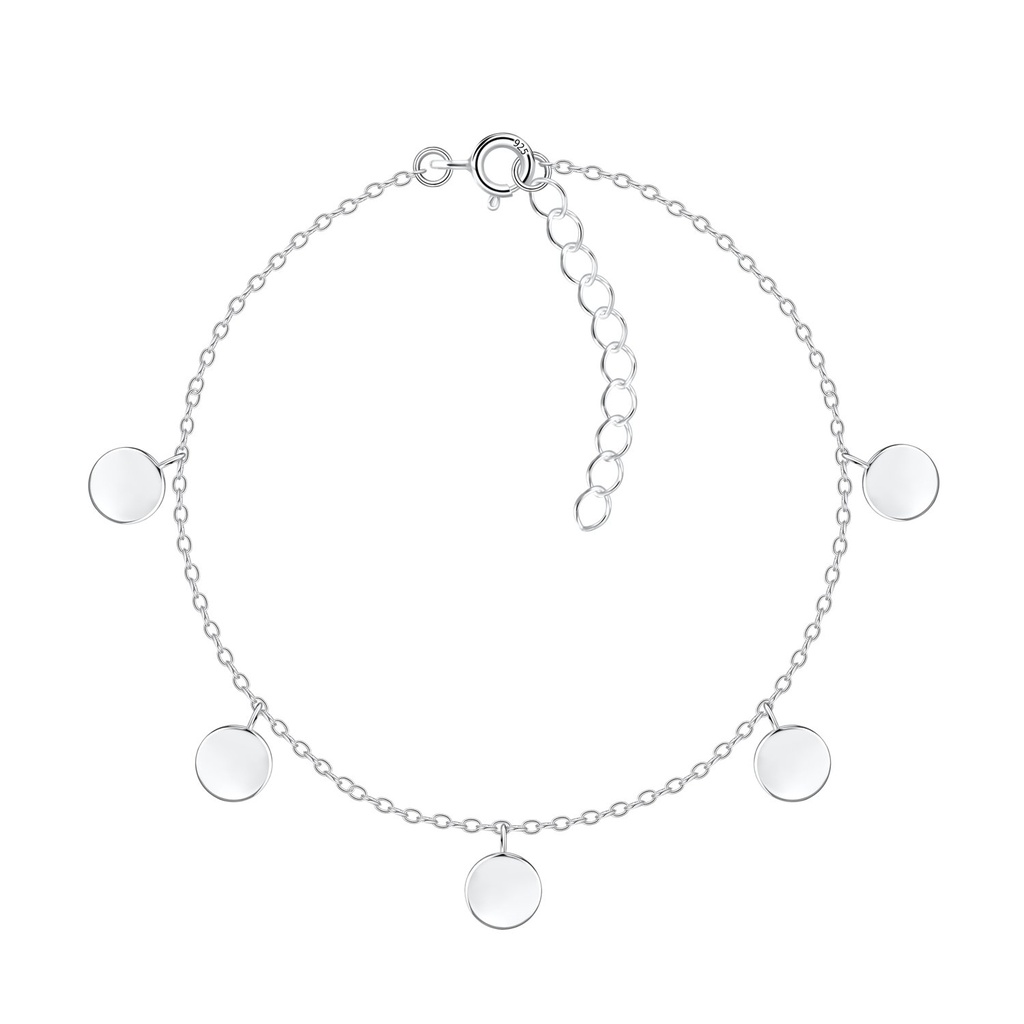 [10030635] Silver Round Bracelet