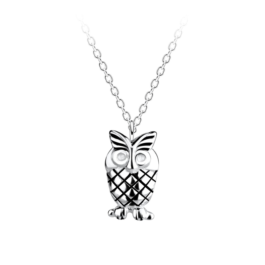 Silver Owl Necklace