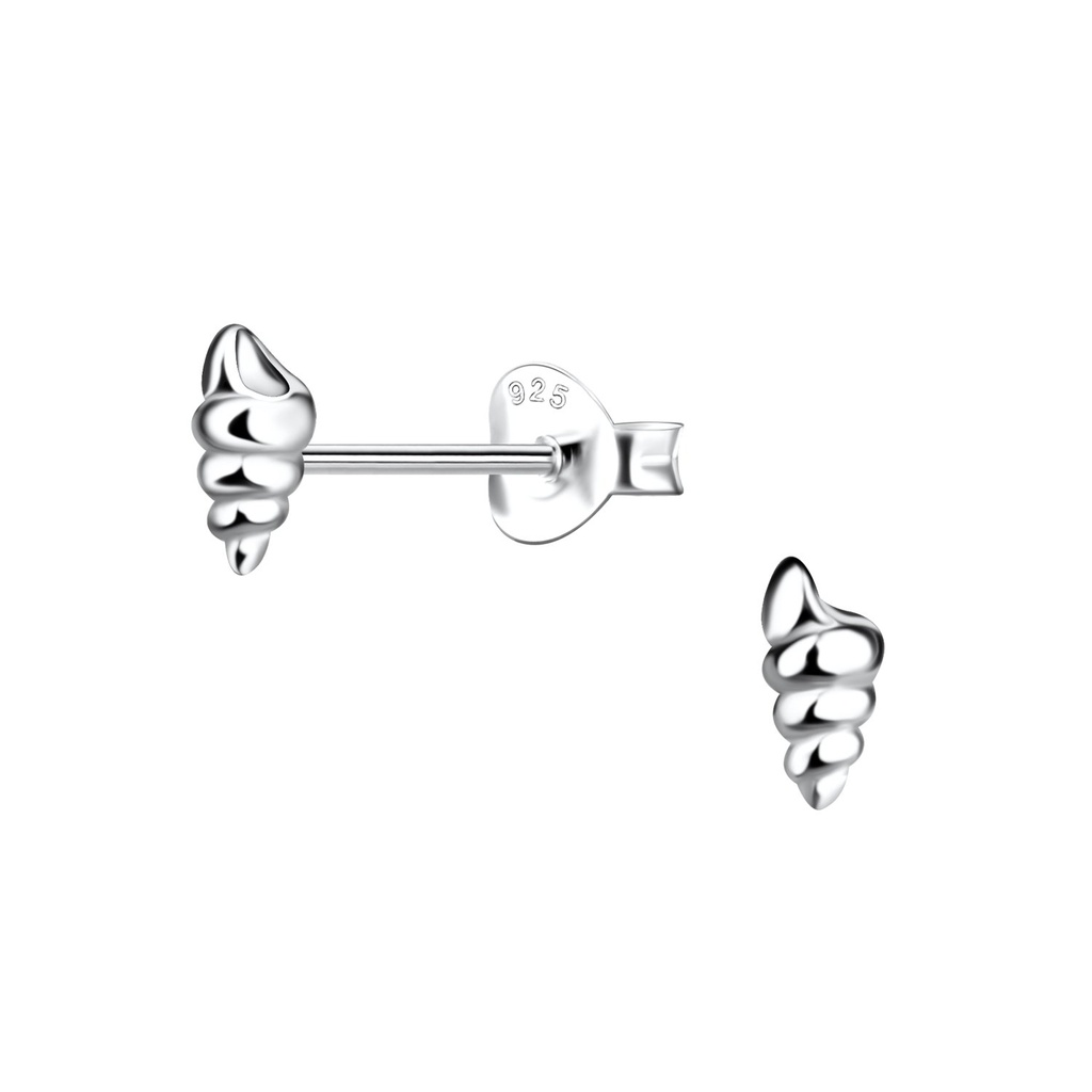 [10033256] Puces d'oreilles coquillage en argent
