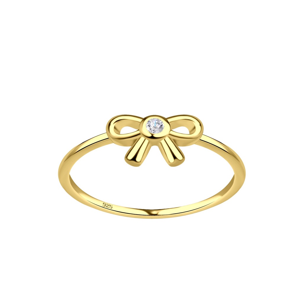 Silver Bow Ring