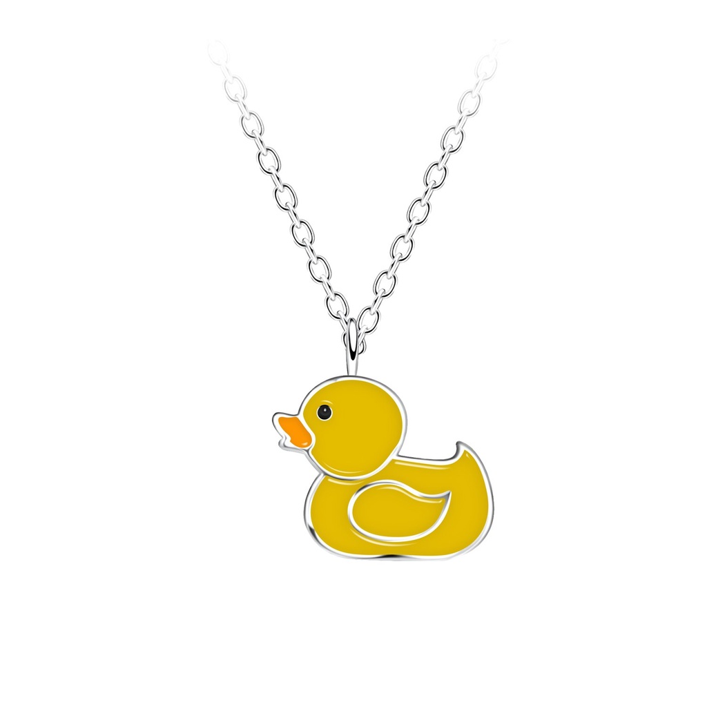 Collier canard en argent