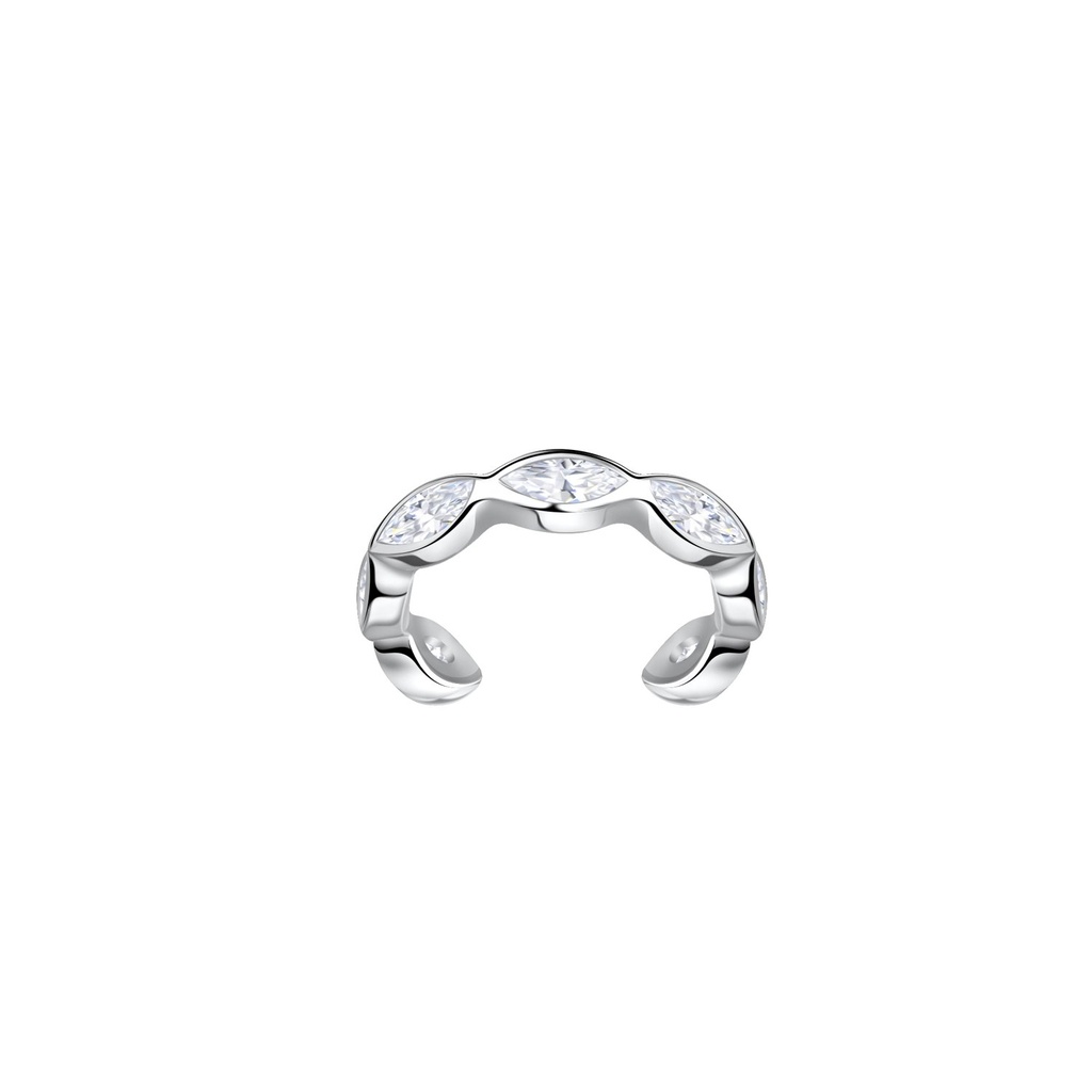 Silver Marquise Ear Cuff
