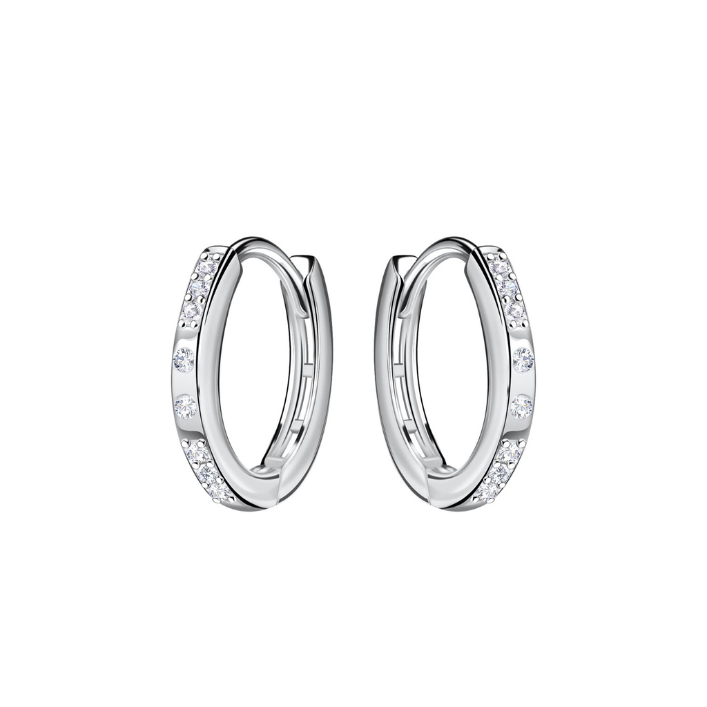 Créoles huggie en argent 13 mm