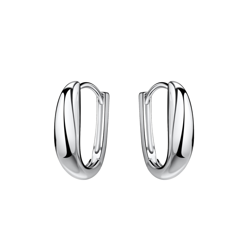 Créoles huggie en argent 13 mm