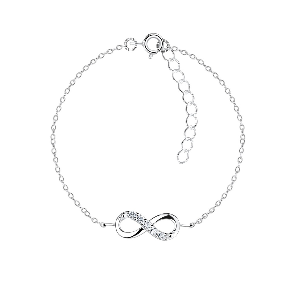 [10032045] Bracelet infini en argent