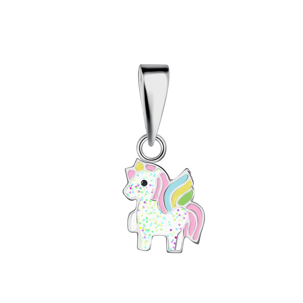 Pendentif licorne en argent
