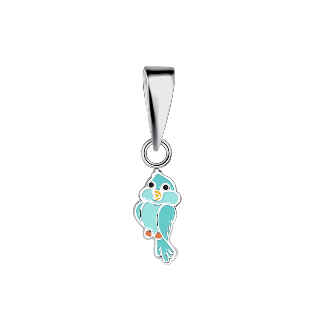 Silver Parrot Pendant