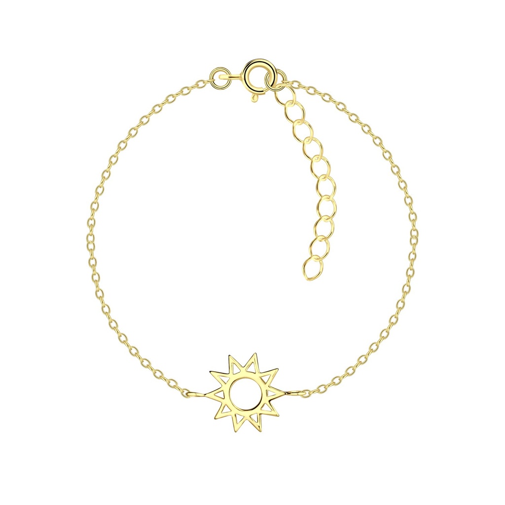 [10032479] Silver Sun Bracelet