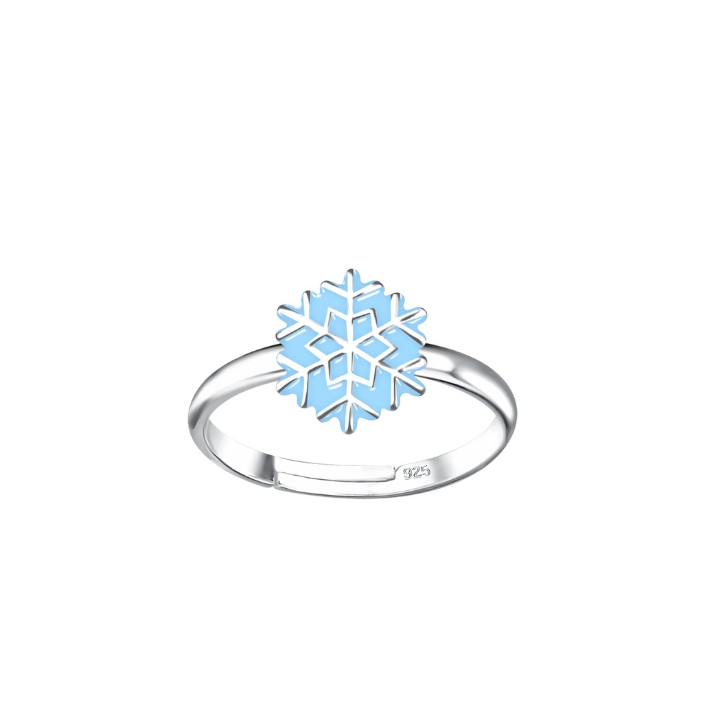 [10020208] Silver Snowflake Adjustable Ring