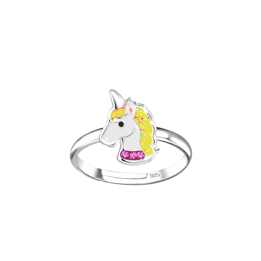 [10031812] Bague réglable licorne en argent