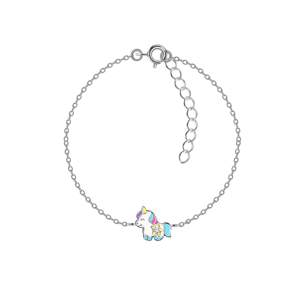 Bracelet licorne en argent