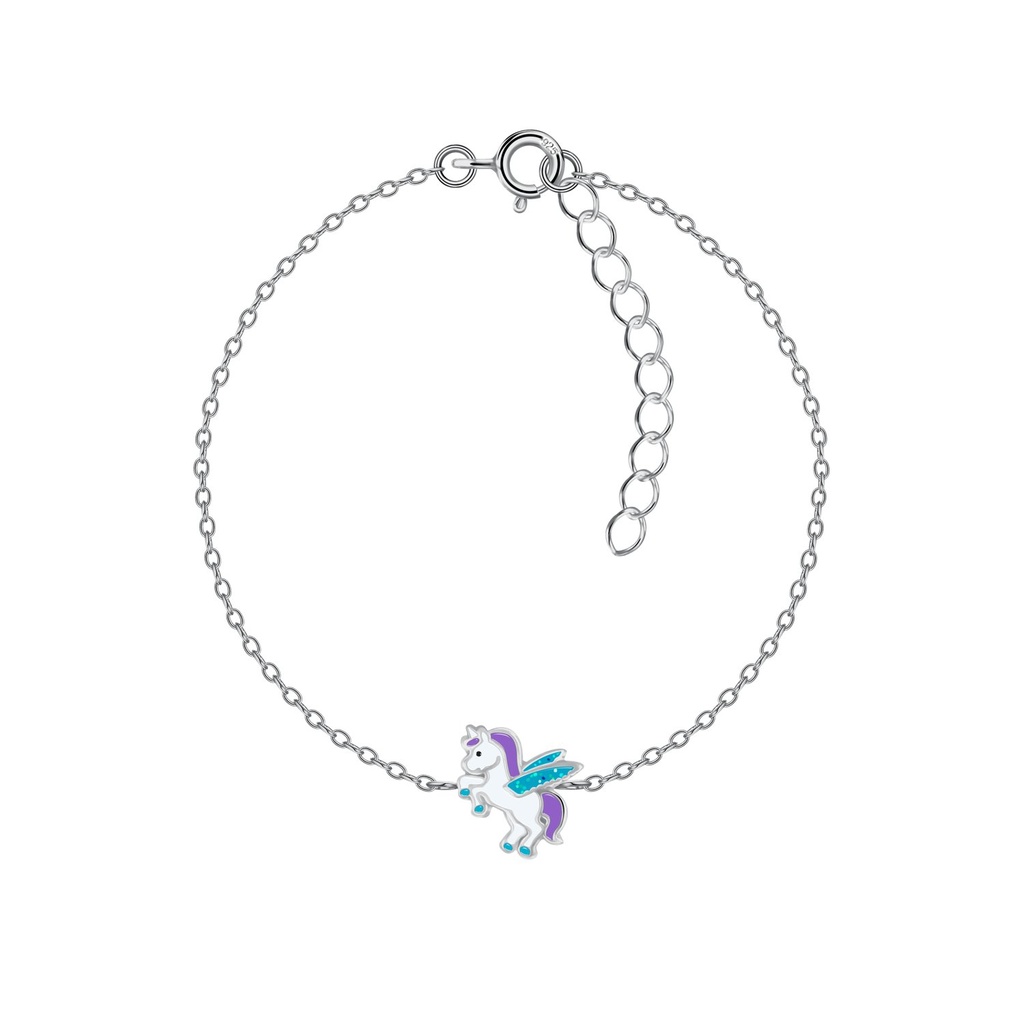 [10031772] Silver Unicorn Bracelet