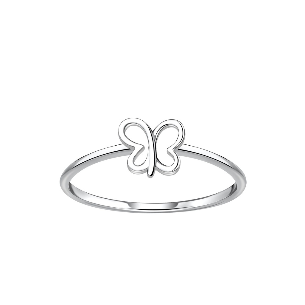 Silver Butterfly Ring