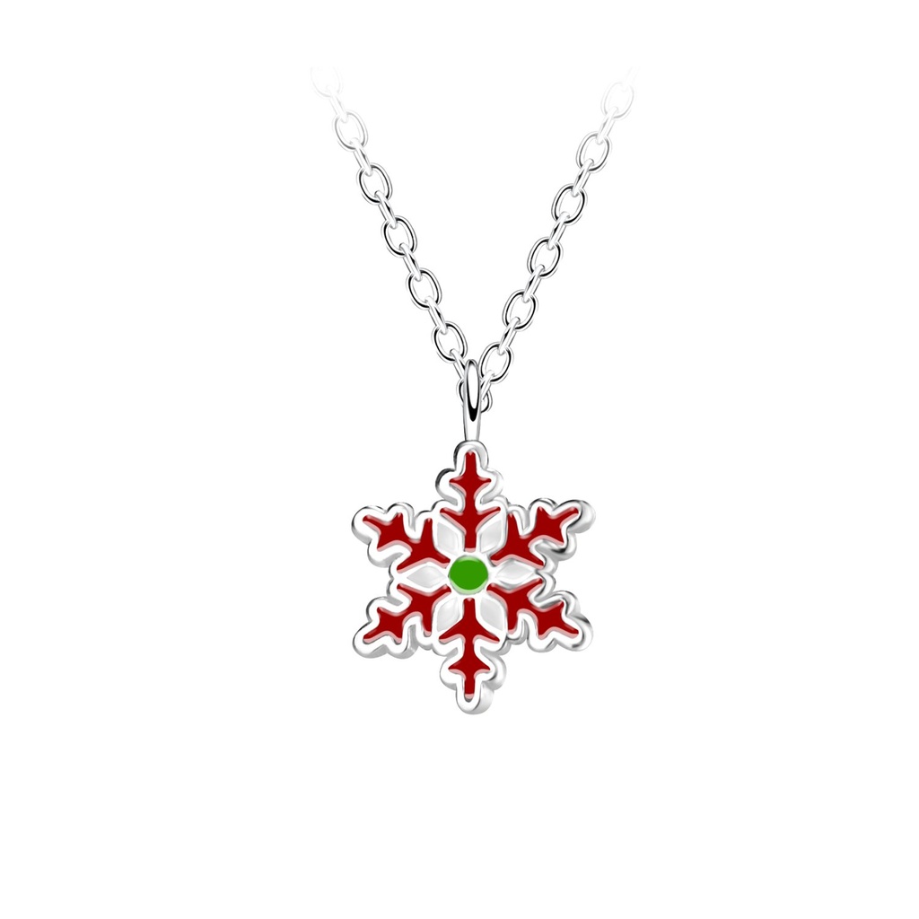 Silver Snowflake Necklace