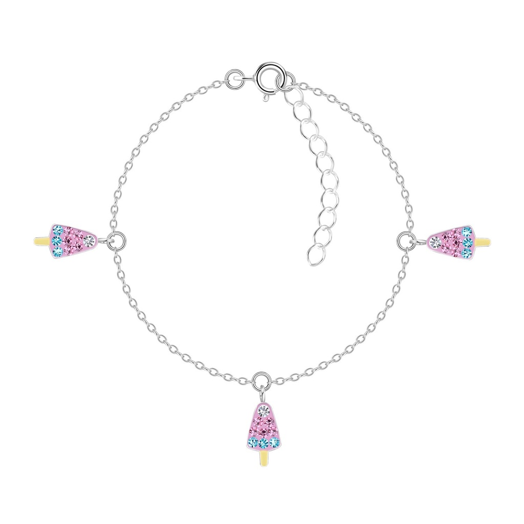 Bracelet glace en argent