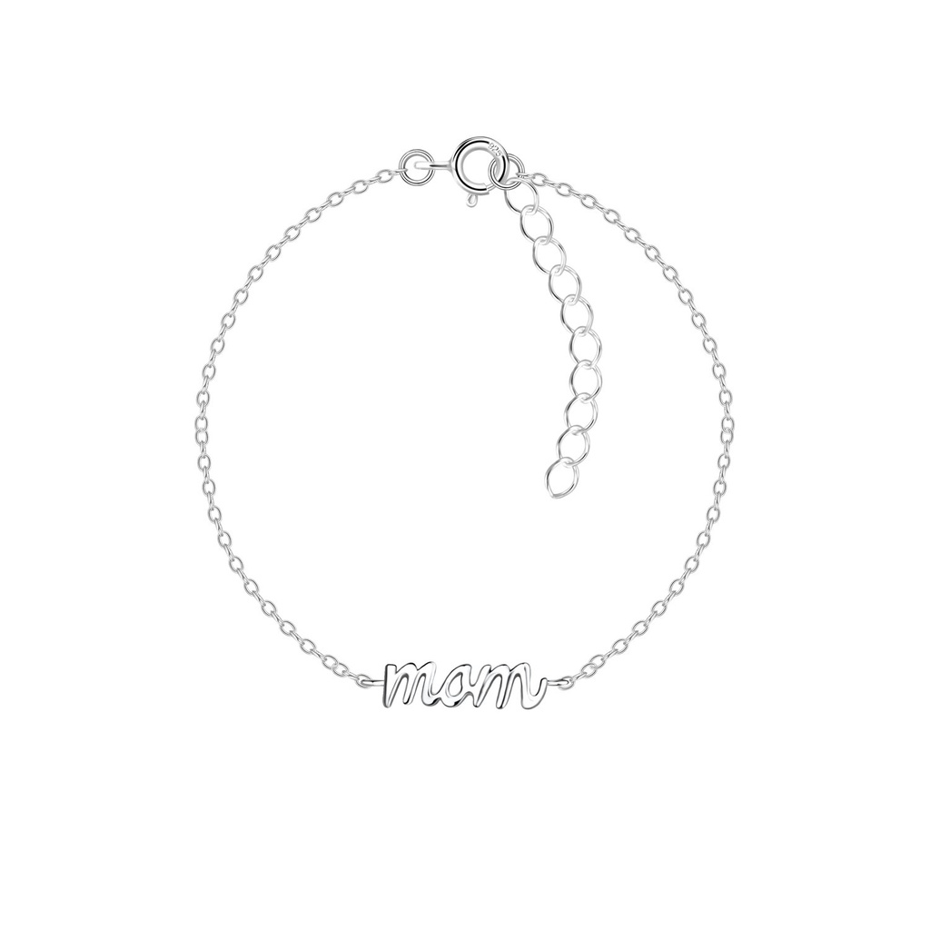 Bracelet maman en argent