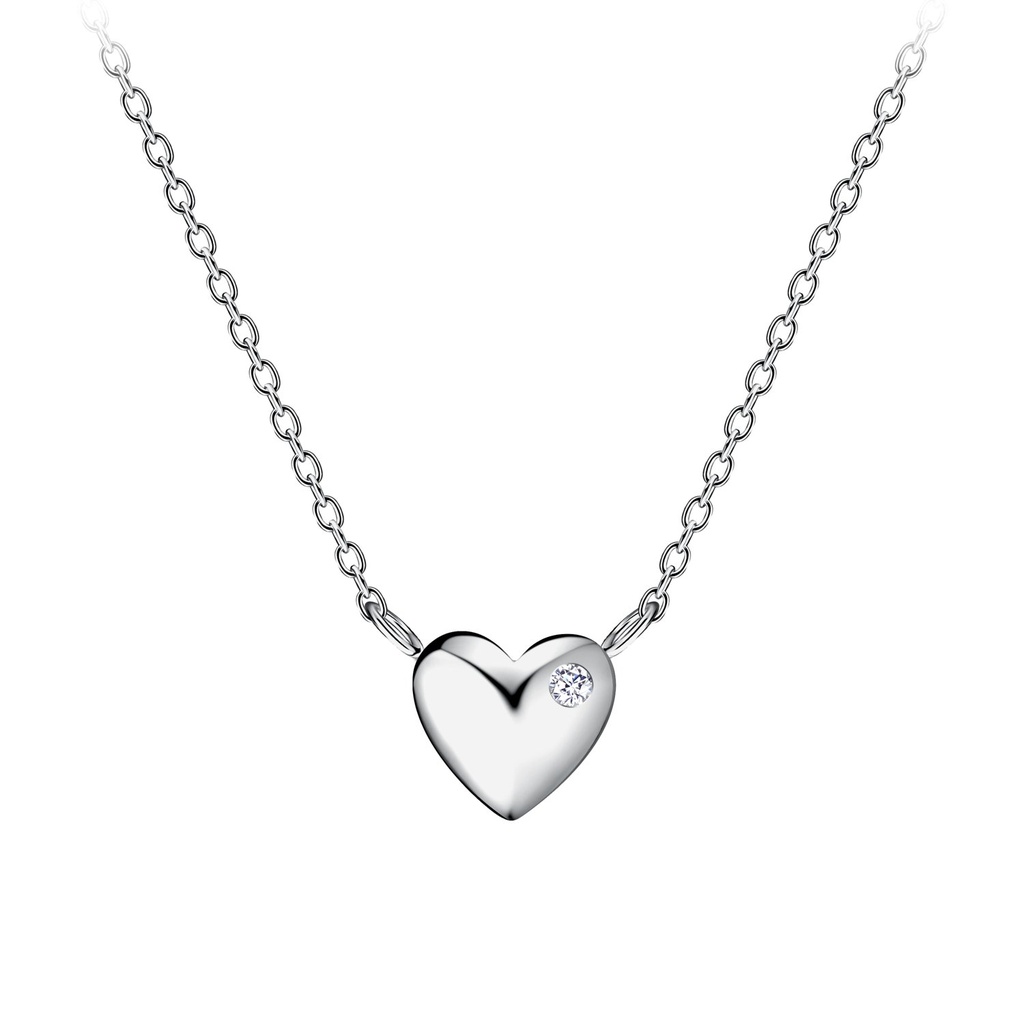 Collier cœur en argent