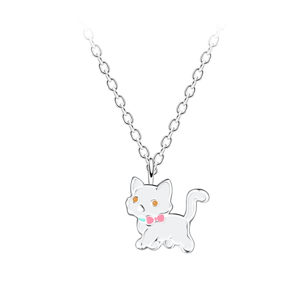 Silver Cat Necklace
