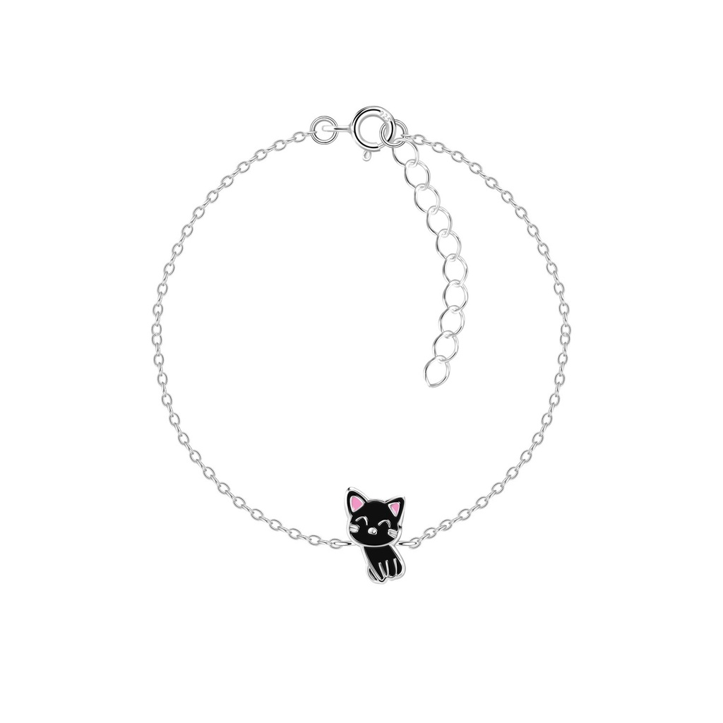 Silver Cat Bracelet