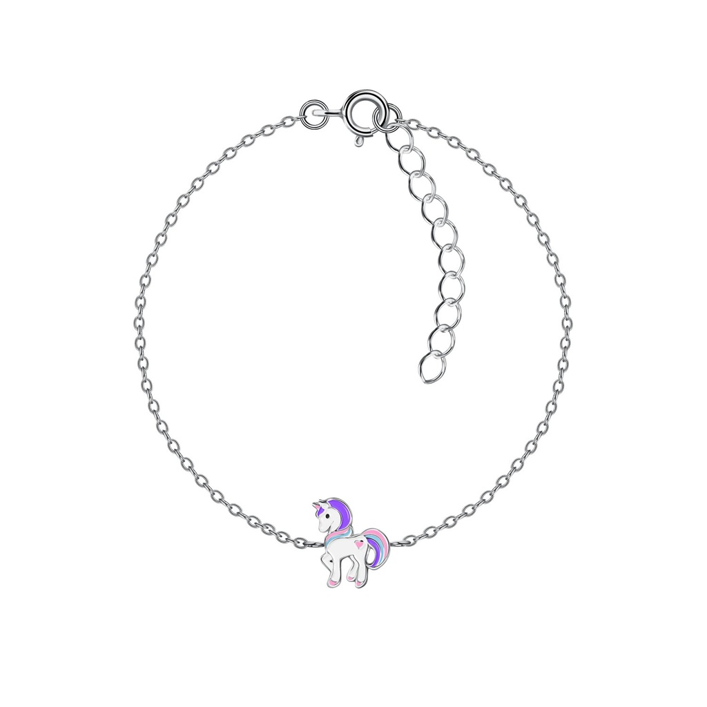 [10032950] Silver Unicorn Bracelet
