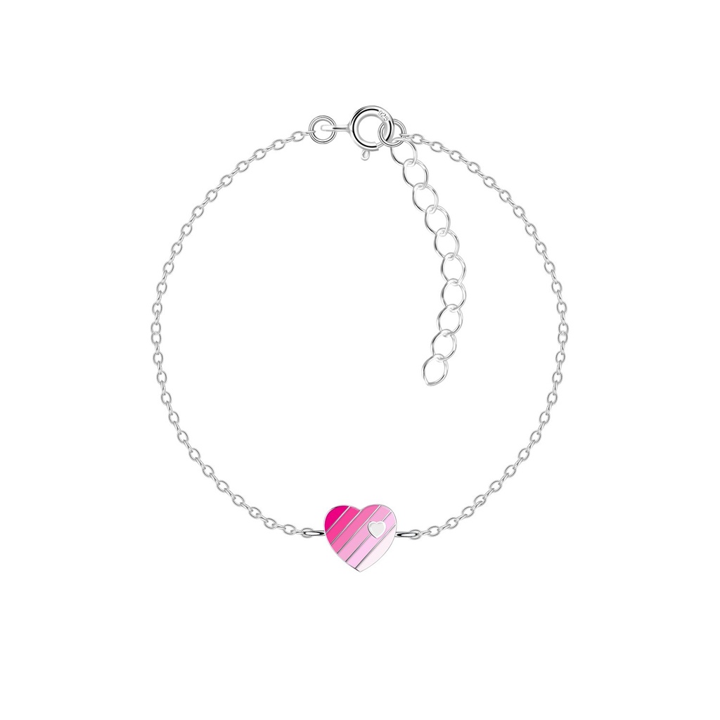 [10031944] Silver Heart Bracelet