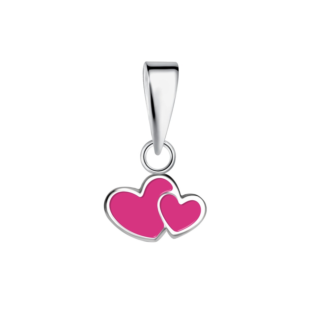 [10032864] Pendentif cœur en argent