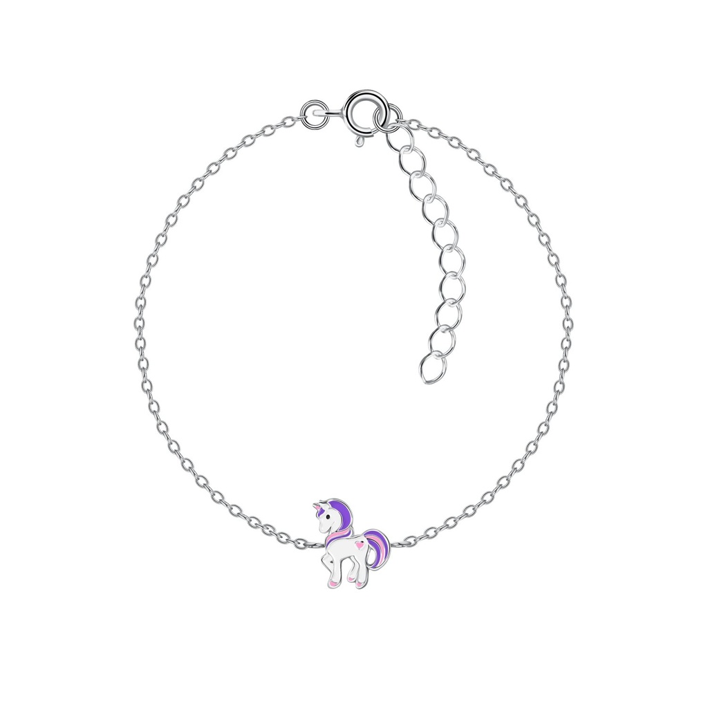 [10031773] Bracelet licorne en argent