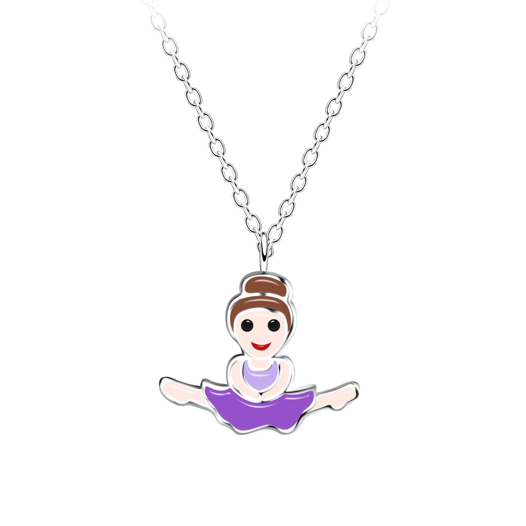 Silver Ballerina Necklace