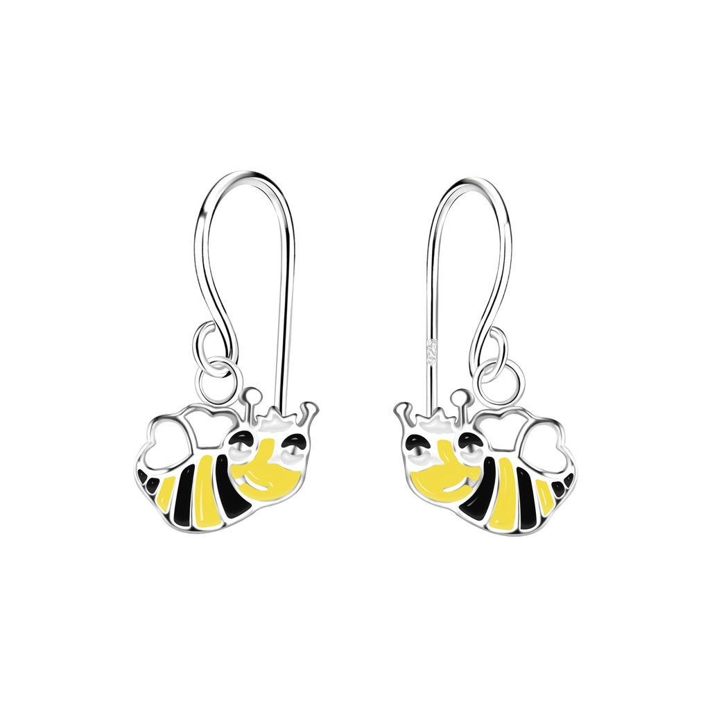 [10016181] Silver Bee Earrings