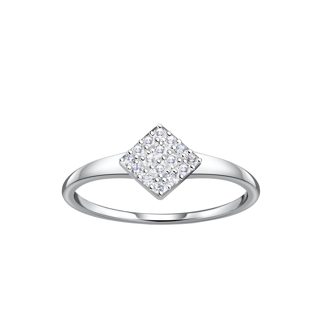 Silver Square Ring