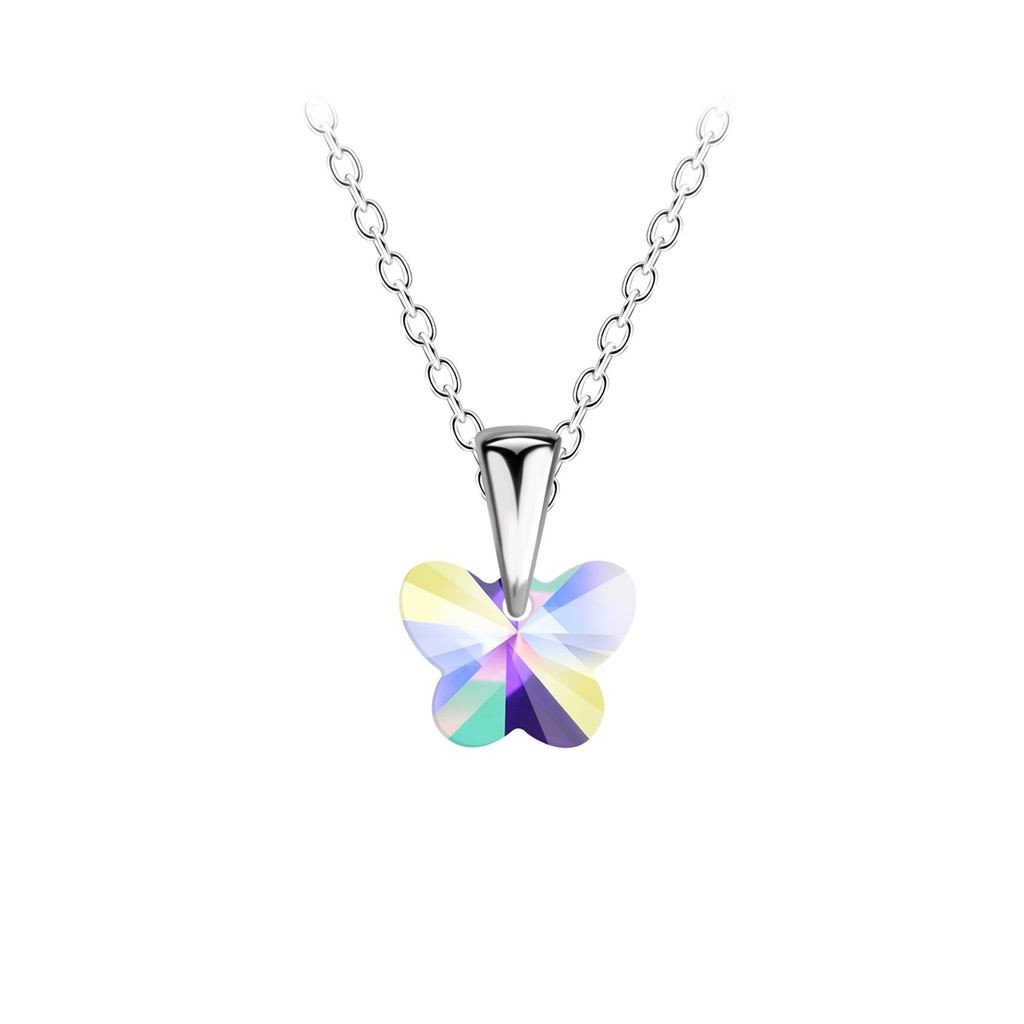 [10032725] Collier papillon en argent